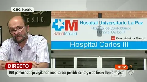 Frame 115.625791 de: "Es muy difícil que se produzcan nuevos contagios de fiebre hemorrágica en España" Frame 115.625791 de: "Es muy difícil que se produzcan nuevos contagios de fiebre hemorrágica en España"