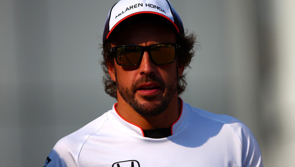 El piloto asturiano Fernando Alonso