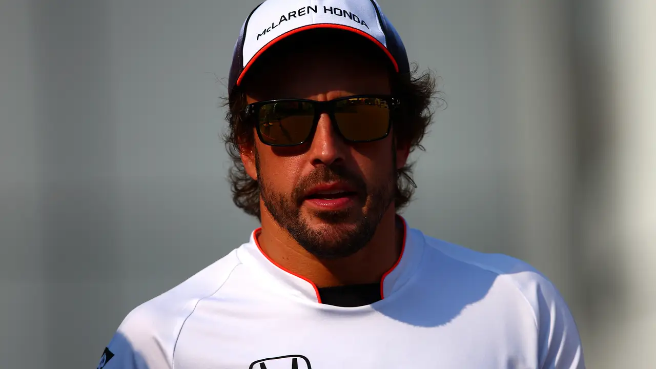 El piloto asturiano Fernando Alonso