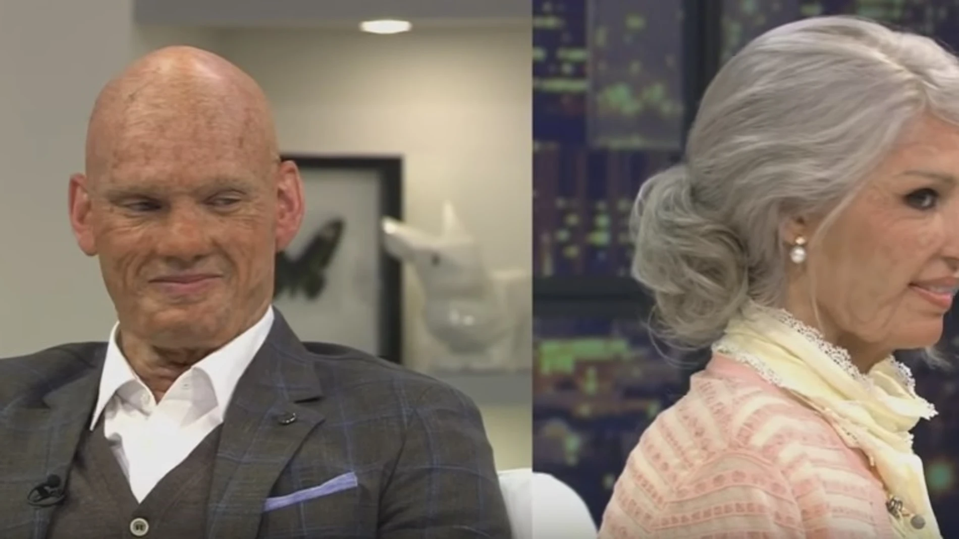 Sneijder y su mujer aparentando tener 90 años. Sneijder y su mujer aparentando tener 90 años.