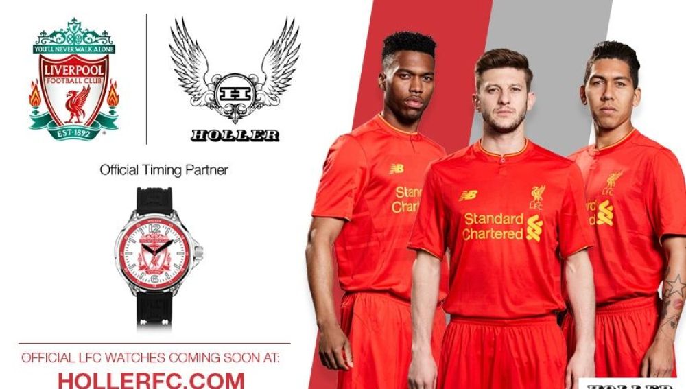 Holler, nuevo patrocinador del Liverpool.