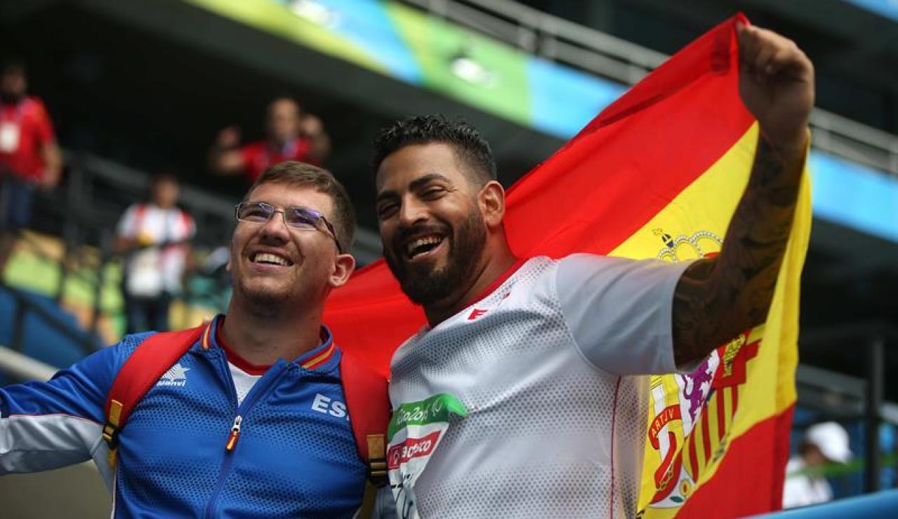 Kim López celebra la medalla de oro lograda en Río Kim López celebra la medalla de oro lograda en Río