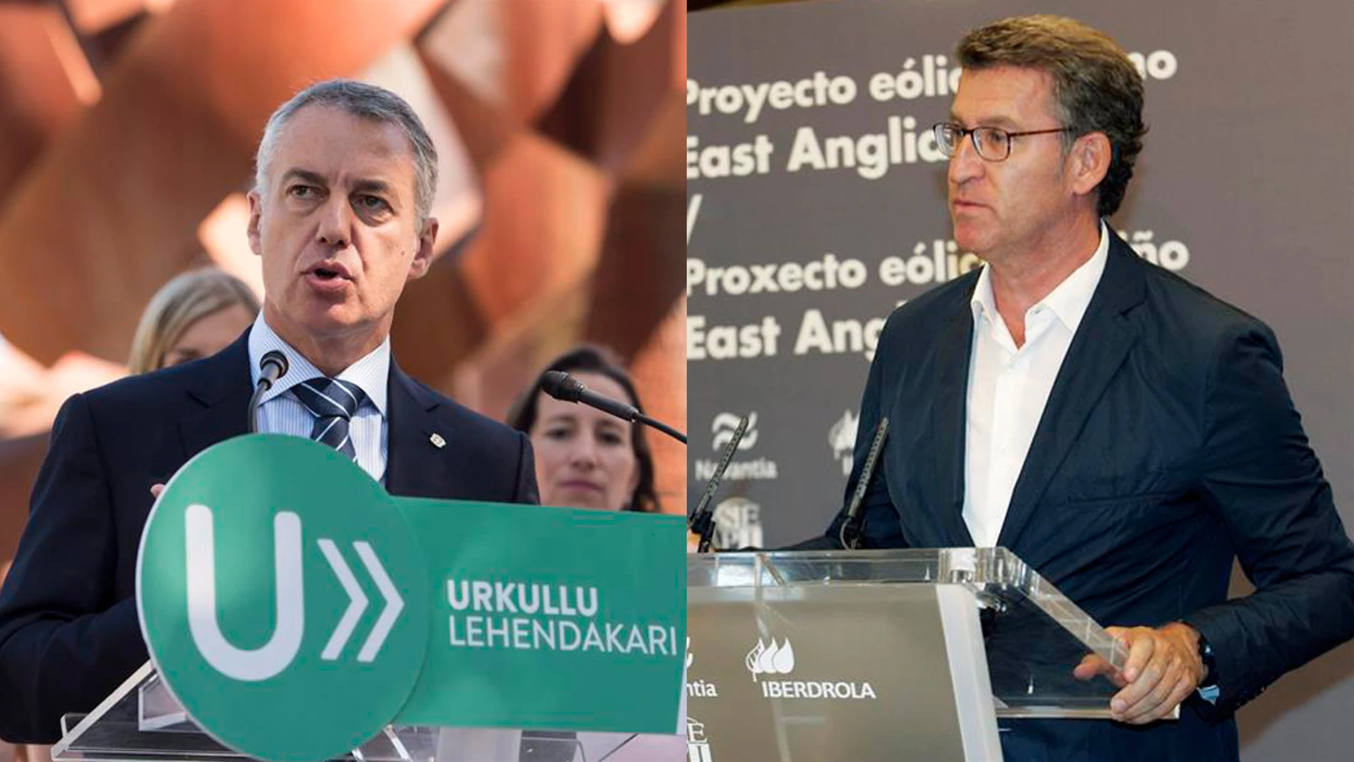 Íñigo Urkullu y Alberto Núñez Feijóo Íñigo Urkullu y Alberto Núñez Feijóo