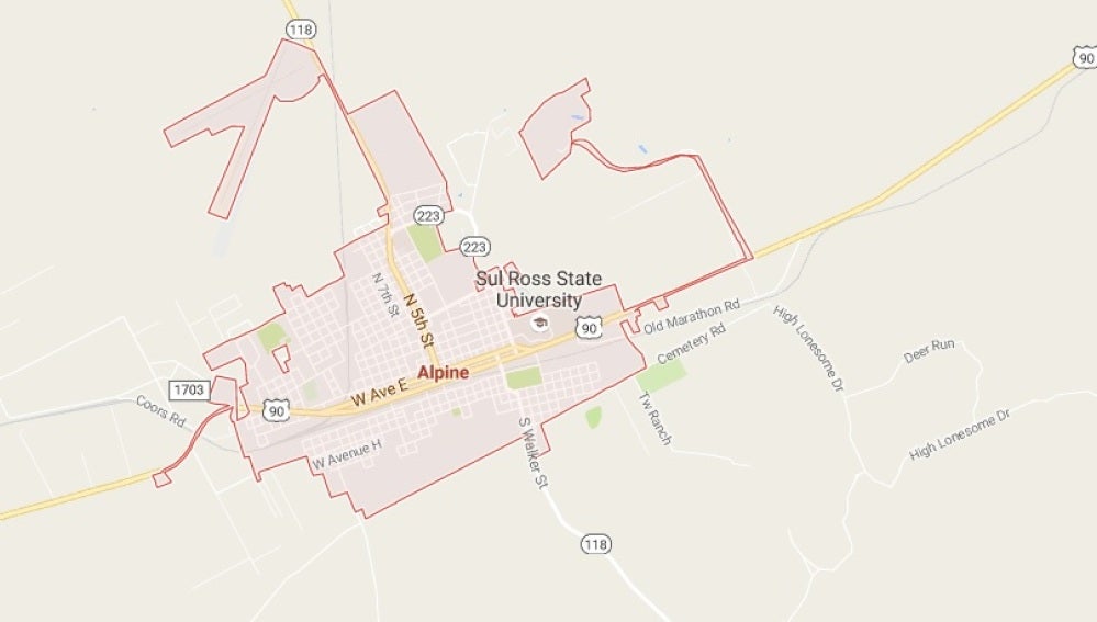 Localidad de Alpine, Texas