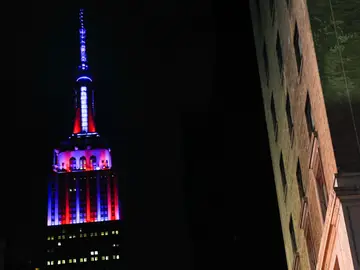 El Empire State, con los colores del FC Barcelona El Empire State, con los colores del FC Barcelona