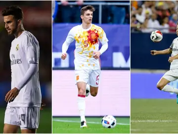 Borja Mayoral, Marcos Llorente y Diego Llorente Borja Mayoral, Marcos Llorente y Diego Llorente