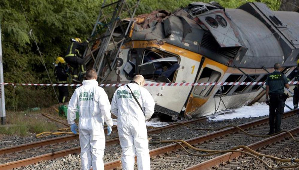 Accidente de tren en O Porriño
