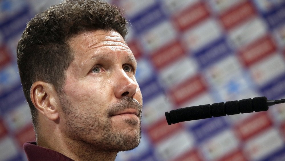 Diego Simeone en rueda de prensa