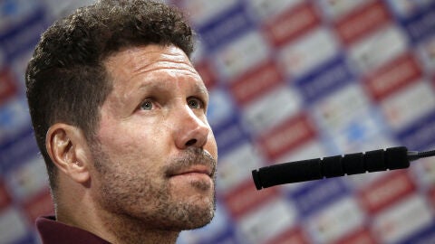 Diego Simeone en rueda de prensa