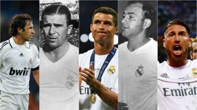Los 50 mejores jugadores en la historia del Real Madrid