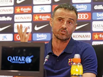 Luis Enrique Martínez, en rueda de prensa previa al partido ante el Celta Luis Enrique Martínez, en rueda de prensa previa al partido ante el Celta