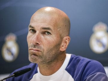 Zidane, en la rueda de prensa previa al partido ante Osasuna Zidane, en la rueda de prensa previa al partido ante Osasuna