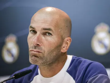 Zidane, en la rueda de prensa previa al partido ante Osasuna Zidane, en la rueda de prensa previa al partido ante Osasuna