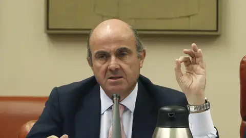 El ministro Luis de Guindos El ministro Luis de Guindos