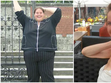 Lisa Milburn antes y después Lisa Milburn antes y después