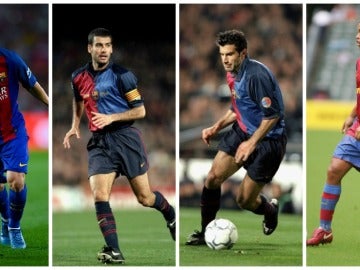 Messi, Guardiola, Figo y Ronaldinho