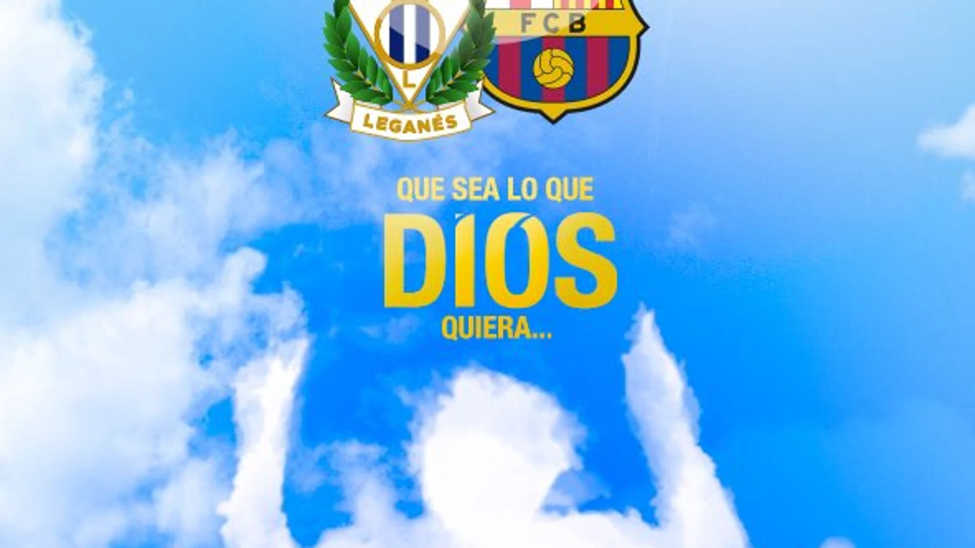 Cartel promocional Leganés-FC Barcelona Cartel promocional Leganés-FC Barcelona