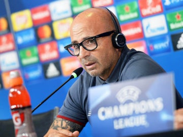 Sampaoli, en rueda de prensa