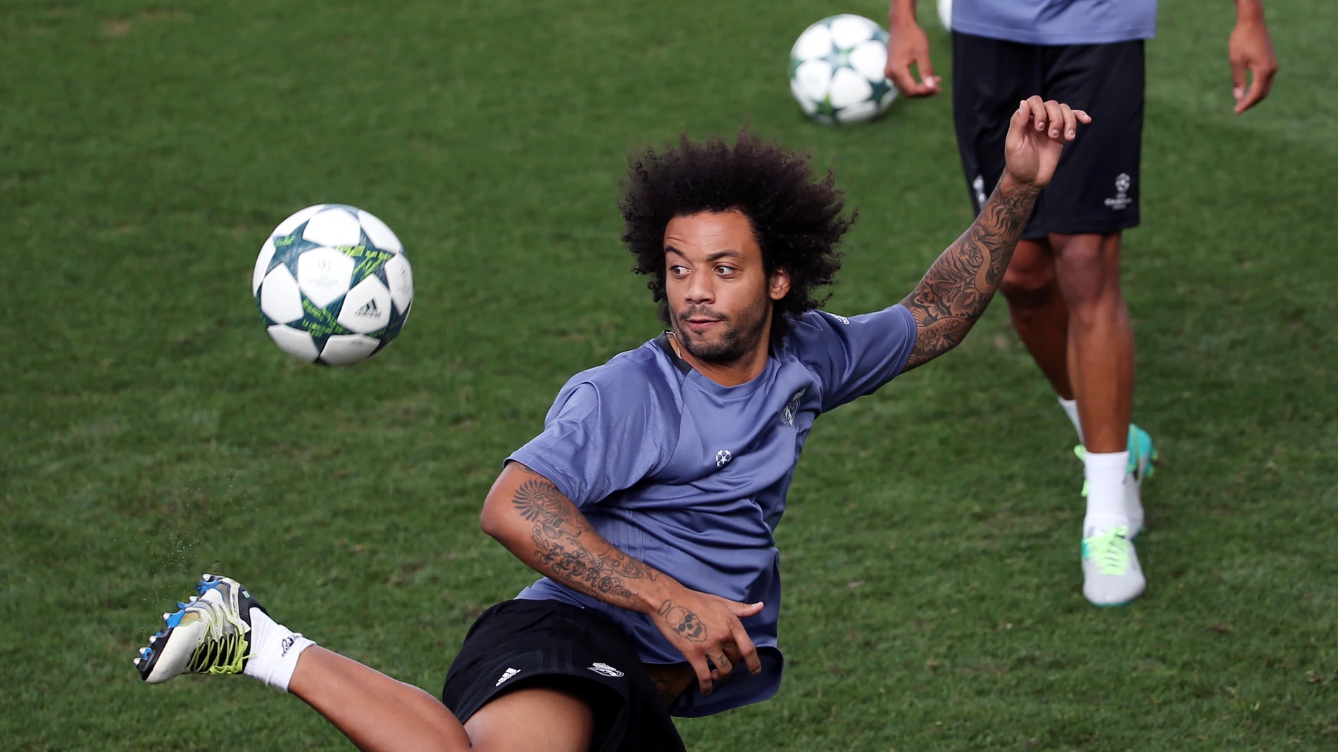 Marcelo se ejercita en Valdebebas