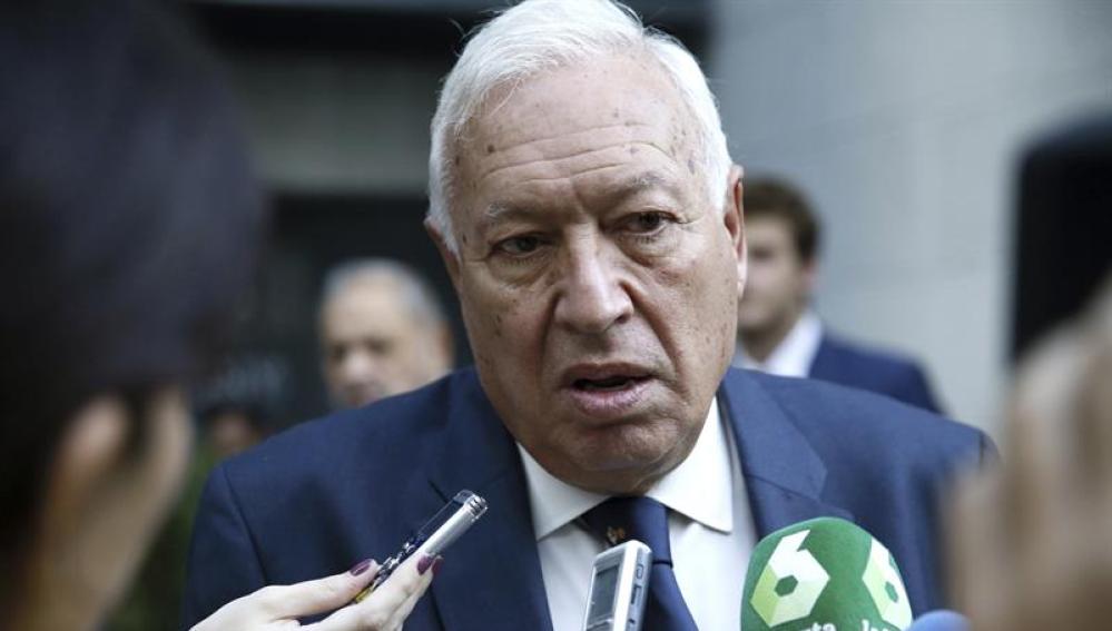 El ministro de Exteriores,  García- Margallo. 