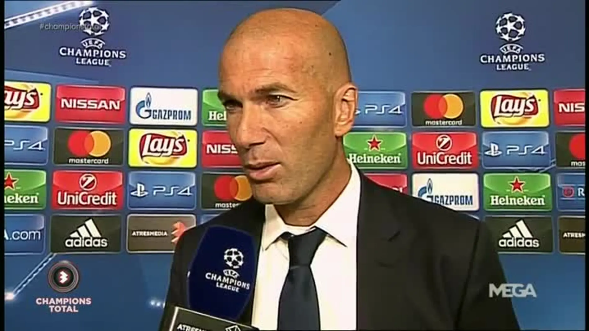 Zidane habla tras la victoria ante el Sporting