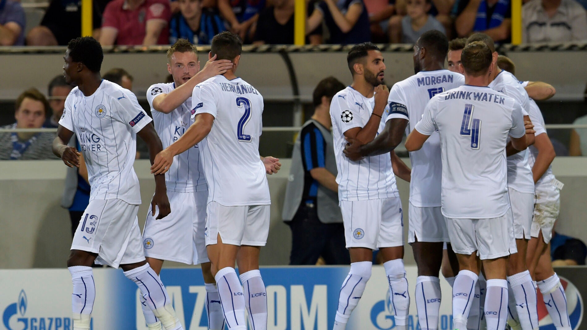 El Leicester gana al Brujas en su primer partido de Champions League