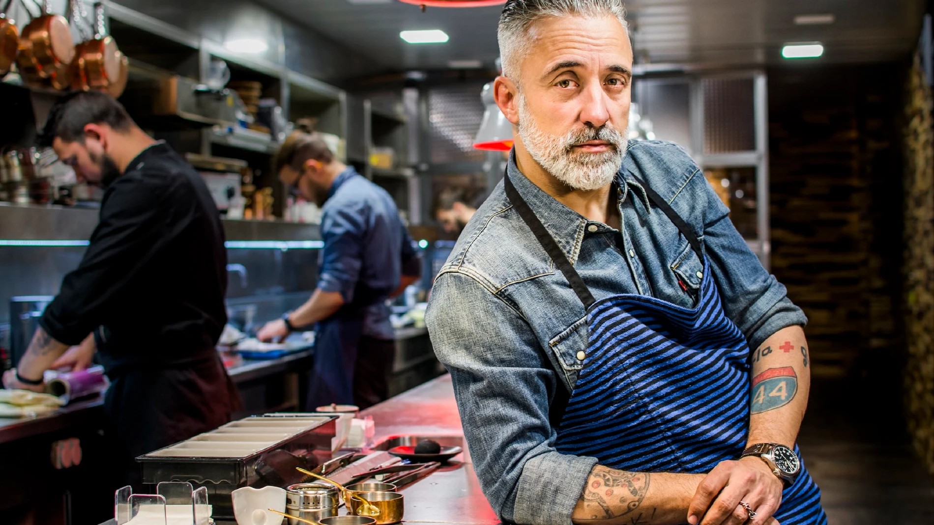 Sergi Arola, en la cocina de su restaurante. Sergi Arola, en la cocina de su restaurante.