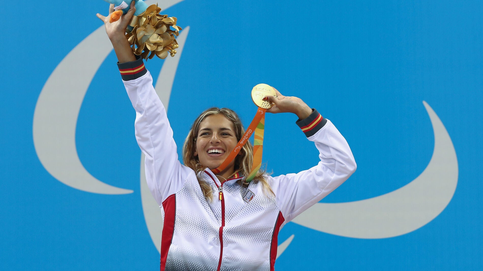 Michelle Alonso, oro en los 100 metros baza de los Paral&iacute;mpicos de R&iacute;o.