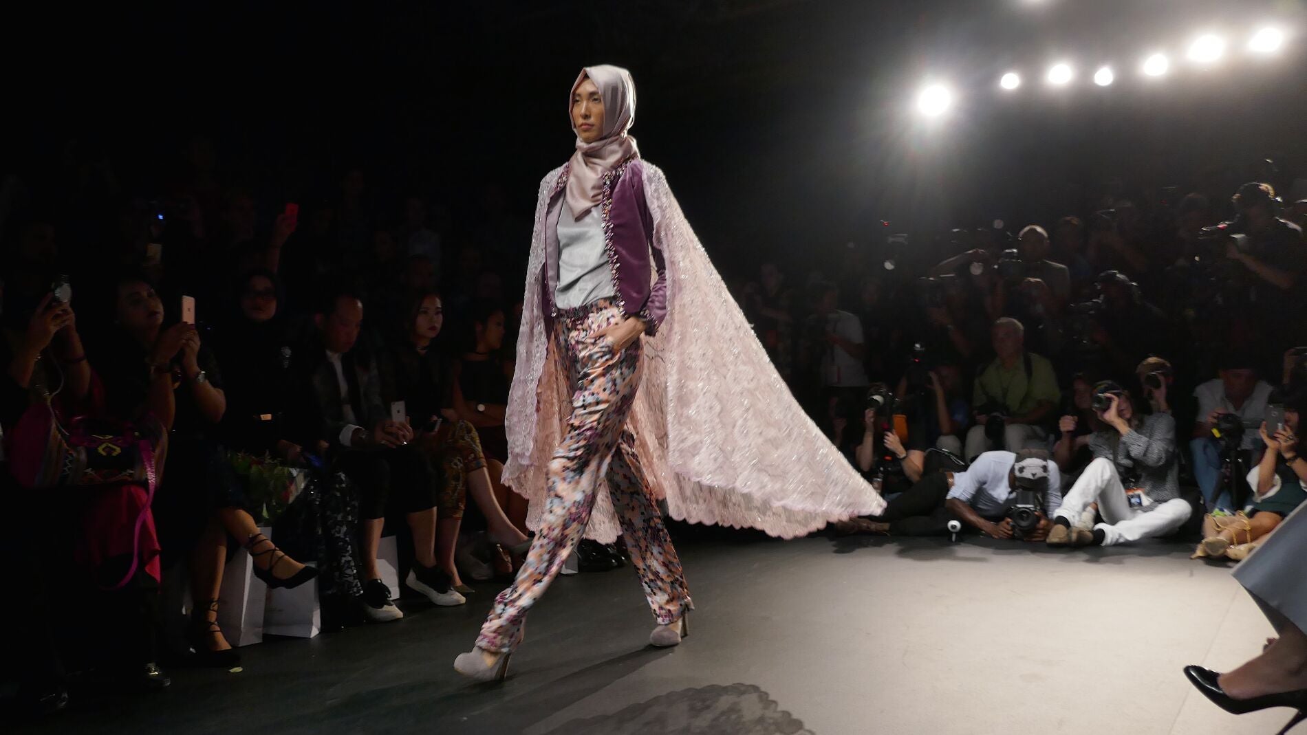 Desfilando con hiyab en la pasarela de New York