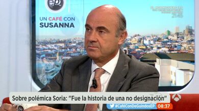 De Guindos, sobre el 'caso Soria': 