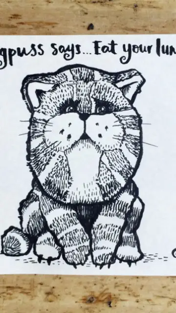 Una original viñeta para que se coma el almuerzo Una original viñeta para que se coma el almuerzo