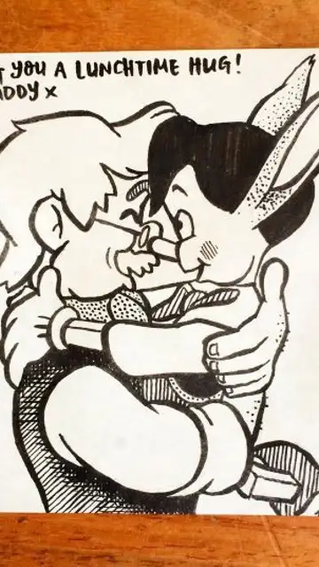 Un abrazo de Pinocho para la hora de la comida Un abrazo de Pinocho para la hora de la comida