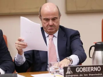 El ministro de Economía en funciones, Luis de Guindos. El ministro de Economía en funciones, Luis de Guindos.