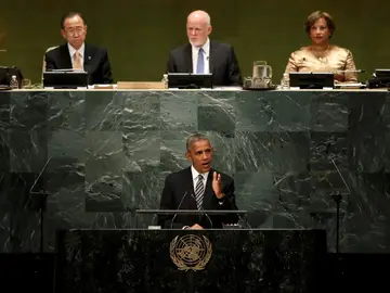 Barack Obama ante la Asamblea General de la ONU Barack Obama ante la Asamblea General de la ONU
