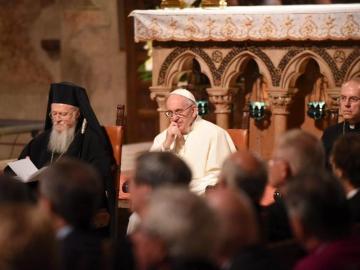 El Papa Francisco en Asís, Italia