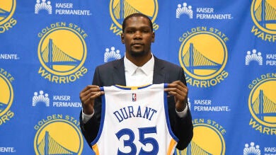 Los Warriors de Durant y Curry, la principal amenaza en la Conferencia Oeste