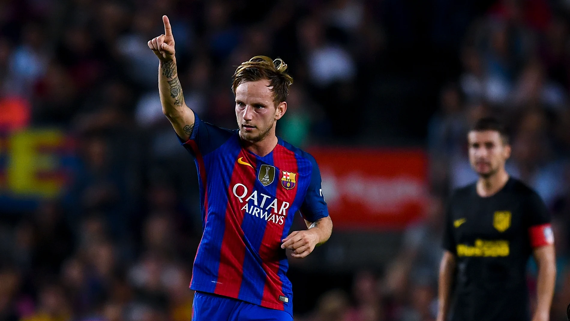 Ivan Rakitic celebra su gol contra el Atlético de Madrid Ivan Rakitic celebra su gol contra el Atlético de Madrid