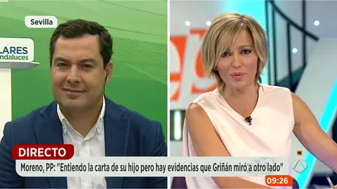 Juanma Moreno en Espejo Público Juanma Moreno en Espejo Público