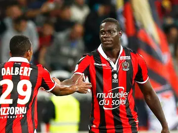 Balotelli, en el partido con el Niza Balotelli, en el partido con el Niza
