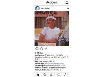 Rachel Green tiene Instagram