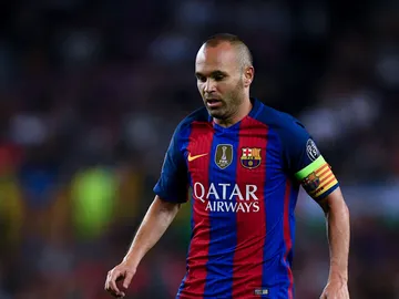 Andrés Iniesta, capitán del F.C Barcelona Andrés Iniesta, capitán del F.C Barcelona
