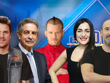 Dani Martín, Miguel Ángel Revilla, Dabid Muñoz, Javier Cámara y Candela Peña en 'El Hormiguero 3.0' Dani Martín, Miguel Ángel Revilla, Dabid Muñoz, Javier Cámara y Candela Peña en 'El Hormiguero 3.0'