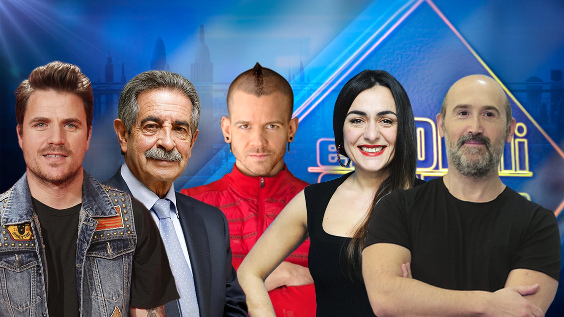 Dani Martín, Miguel Ángel Revilla, Dabid Muñoz, Javier Cámara y Candela Peña en 'El Hormiguero 3.0'