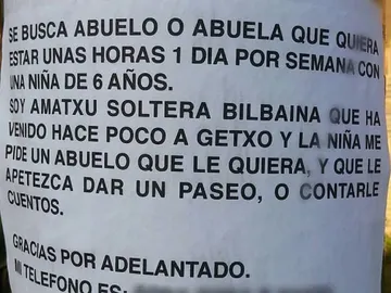 Cartel en Getxo Cartel en Getxo