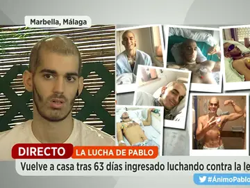 Pablo Ráez, durante una entrevista en Espejo Público Pablo Ráez, durante una entrevista en Espejo Público