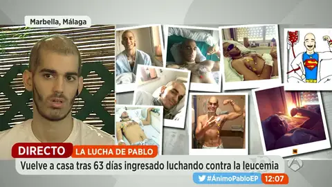 Pablo Ráez, durante una entrevista en Espejo Público Pablo Ráez, durante una entrevista en Espejo Público