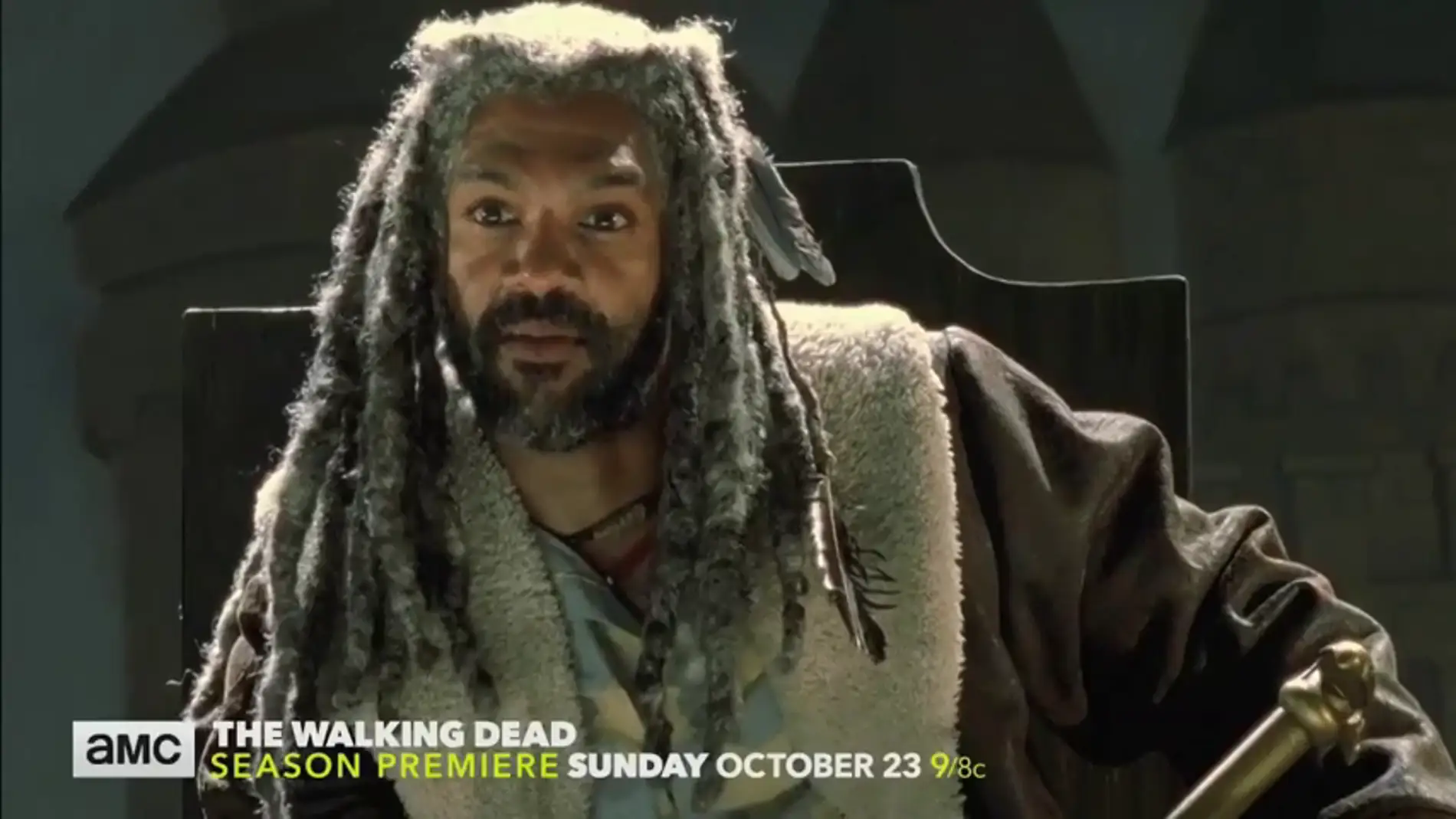 Frame 9.36177 de: El Rey Ezekiel protagoniza el avance de 'The Walking Dead'