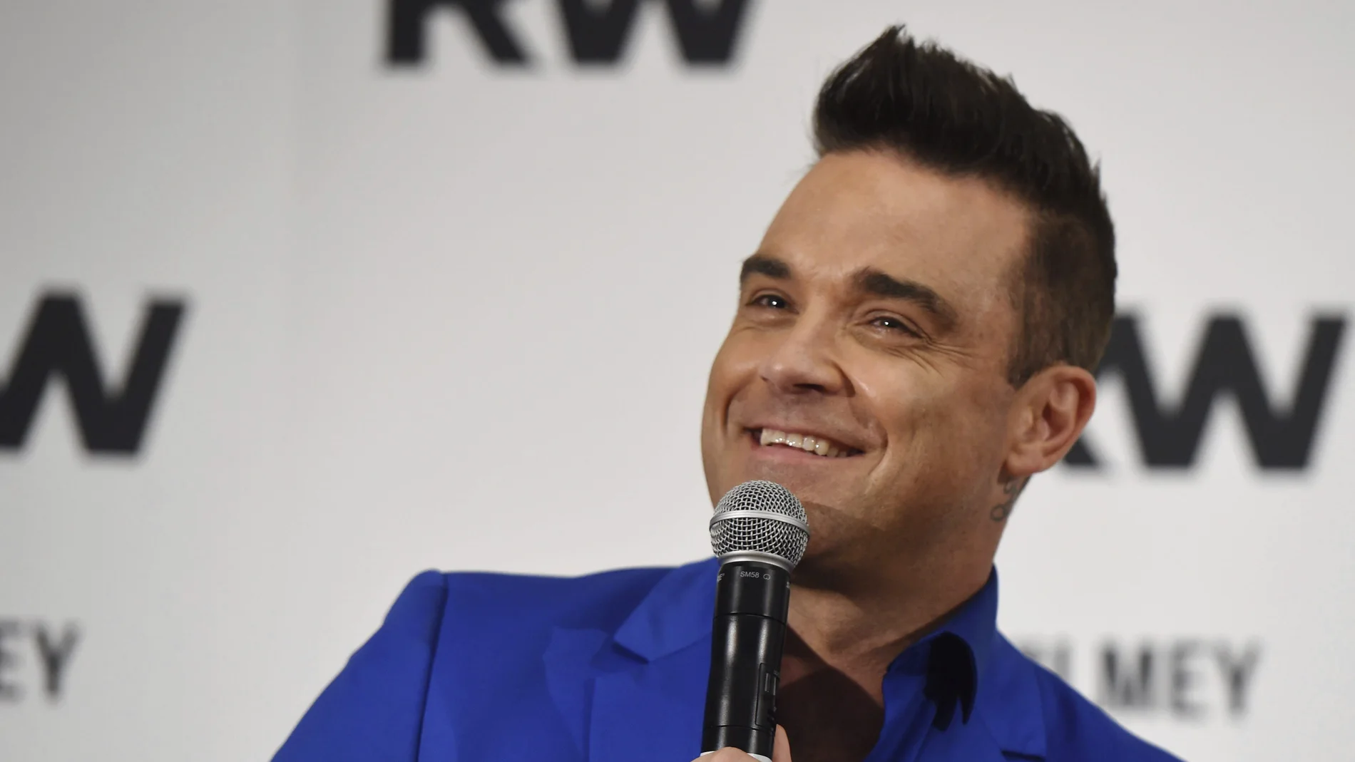 El cantante británico Robbie Williams El cantante británico Robbie Williams