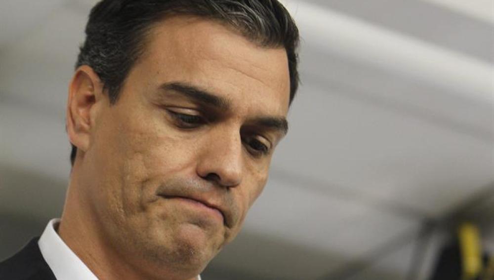 Pedro Sánchez ante los medios de comunicación