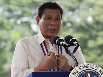 El presidente de Filipinas, Rodrigo Duterte El presidente de Filipinas, Rodrigo Duterte